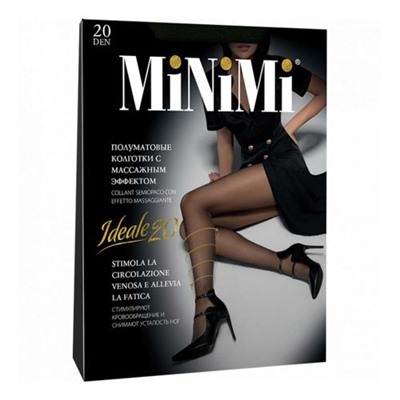 Minimi  IDEALE 20 /колготки, распределенное давление, полуматовые/ (5, Nero)