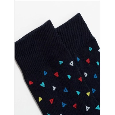 DiWaRi Хлопковые носки HAPPY с рисунком «Треугольники»