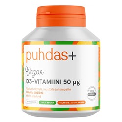 Puhdas+ Растительный витамин D3 50 мкг 60 капс.