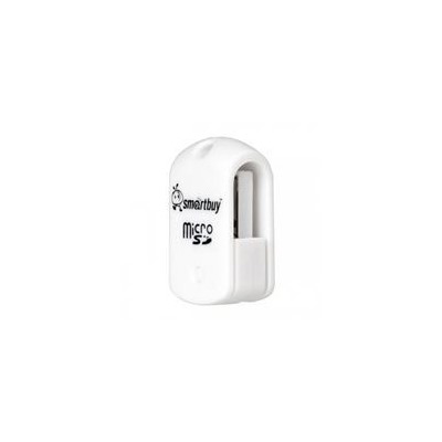 Карт-ридер внешний USB SmartBuy SBR-706-W White, microSD/microSDHC