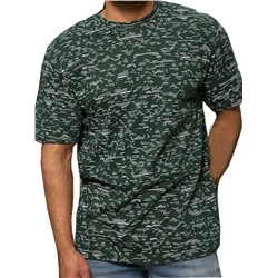 футболка зеленая штрих