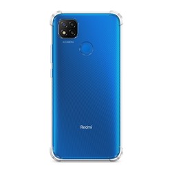 Противоударный силиконовый чехол Прозрачный на Xiaomi Redmi 9C