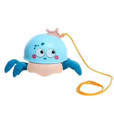 Заводная игрушка «Крабик», водоплавающая, цвета МИКС