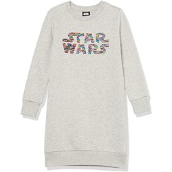 Amazon Essentials Disney | Marvel | Star Wars | Frozen Girls' French Terry Long-Sleeve Dresses (Previously Spotted Zebra)