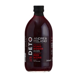 Уксус DETO винный красный органич 6% 500 мл с/б 1/6 Andrea Milano