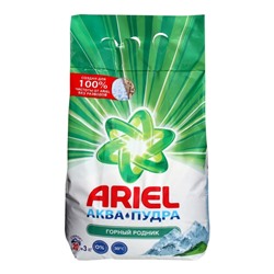 Порошок стиральный Ariel автомат "Горный родник", 3 кг