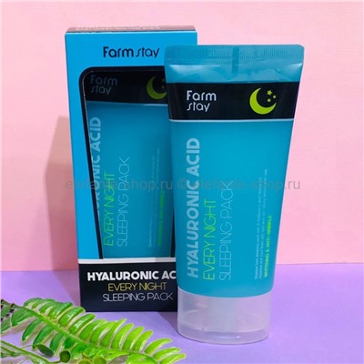 Ночная маска для лица с гиалуроновой кислотой FarmStay Hyaluronic Acid Every Night Sleeping Pack, 120 мл (51)