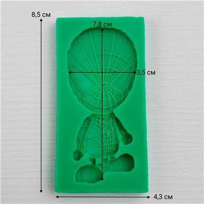 Силиконовый молд  Человек Паук 2D