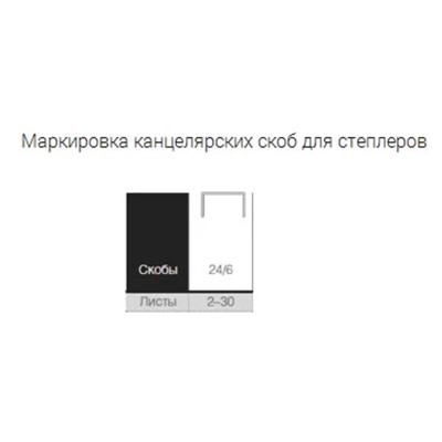 Скобы для степлера №24/6 Maped Standard, 1000 штук