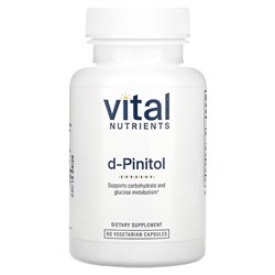 Vital Nutrients д-пинитол, 60 вегетарианских капсул