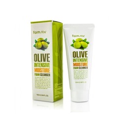 Farmstay Olive Foam Cleanser Пенка очищающая с экстрактом оливы увлажняющая