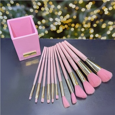 Набор кистей для макияжа Sarah Beauty 12 Piece Brush Set Pink (125)