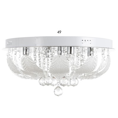 Люстра 5956/500 CR хром 5х40Вт E14 LED ПДУ 50х50х24см