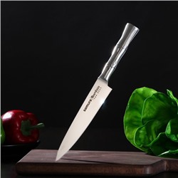 Нож кухонный Samura BAMBOO, универсальный, лезвие 15 см, стальная рукоять