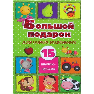 Большой подарок для самых маленьких. 15 книжек-кубиков!. Станкевич С.А.