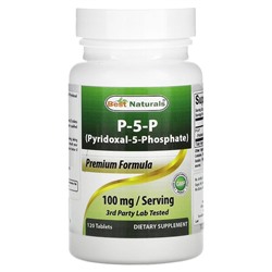 Best Naturals P-5-P (Пиридоксаль-5-фосфат) - 100 мг - 120 таблеток - Best Naturals