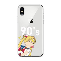 Силиконовый чехол Лунная призма 90-е на iPhone XS Max (10S Max)