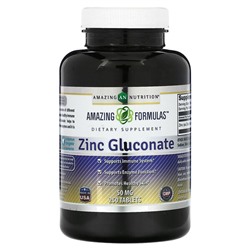 Amazing Nutrition Глюконат цинка, 50 мг, 250 таблеток