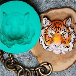 Молд силиконовый 3D Голова тигра