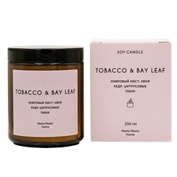 Свеча «Tobacco & bay leaf»