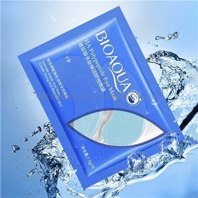 Гидрогелевые патчи для глаз с эффектом лифтинга Bioaqua HA Polypeptide Eye Mask