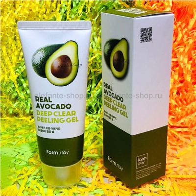 Пилинг-гель Farmstay Real Avocado Deep Clear Peeling Gel, 100 мл (78)