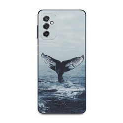 Силиконовый чехол Хвост кита на Samsung Galaxy M52