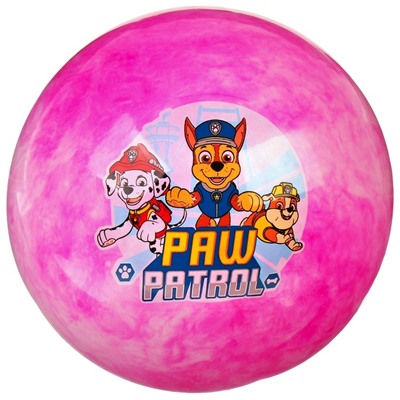 Мяч детский Paw Patrol, 22 см, 60 г, мрамор, МИКС