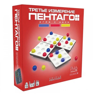 Playlab. Настольная игра "Pentago. Пентаго Третье Измерение" арт.M6258