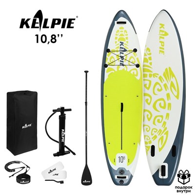 SUP-доска надувная универсальная KELPIE, 10.8" 323х80х15 см