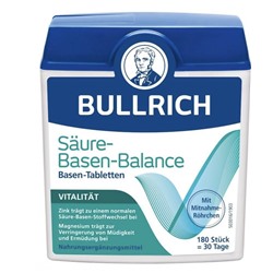 Bullrich Säure Basen BALANCE Tabletten 180stk Таблетки для Кислотно-щелочного баланса 180 шт
