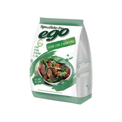 Соевое мясо Куриный стейк Ego Veg&Gluten-free, 80г