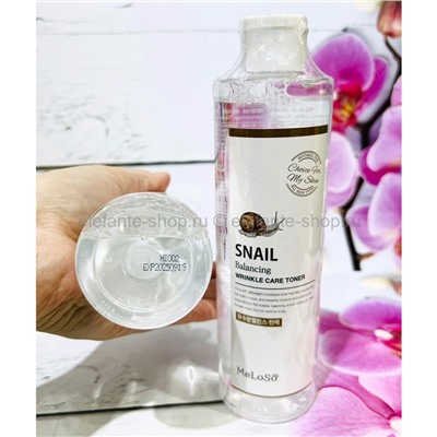 Тонер с улиточным муцином DR. MELOSO Snail Balancing Wrinkle Care Toner 300ml (78)