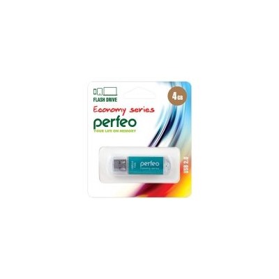 4Gb Perfeo E01 Green Economy Series USB 2.0 (PF-E01G004ES)