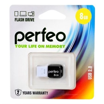8Gb Perfeo M02 White USB 2.0 (PF-M02W008)