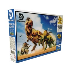 Пазл Prime 3D 500 арт.10329 "Тираннозавр против трицератопса" 6+