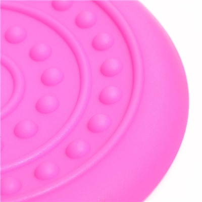 Фрисби "НЛО" , 18,6 см, жесткая термопластичная резина, розовый
