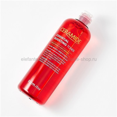 Тонер Farmstay Ceramide Essential Boosting Toner, 500 мл (125)