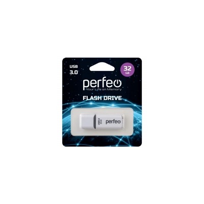 32Gb Perfeo C12 White USB 3.0 (PF-C12W032)