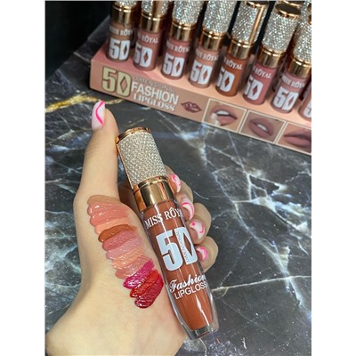 Матовые жидкие помады для губ Miss Royal Lip Matte Color 5D (ряд 12шт)