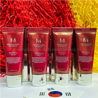 ББ крем Missha M Perfect Cover BB Cream SPF42/PA+++ #27 20ml (13)