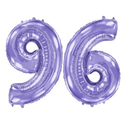 Шар фольгированный 40 «Цифра 6/9», сиреневый, Lilac