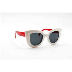 Детские солнцезащитные очки 076 белый красный