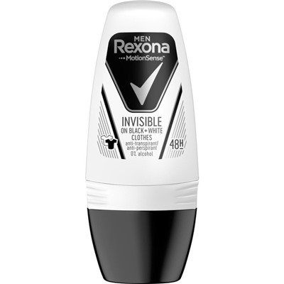 Дезодорант шариковый Rexona men (невидимый на черном и белом)  50 мл