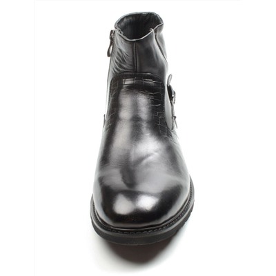 01-H9028-B36-SW3 BLACK Ботинки демисезонные мужские (натуральная кожа)