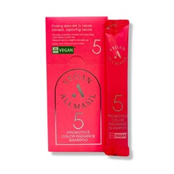 AllMasil* Vegan 5 Probiotics Color Radiance Shampoo Шампунь с пробиотиками