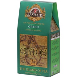 BASILUR. Чайный остров. Green 100 гр. карт.пачка