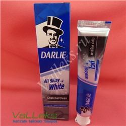 Угольная зубная паста Сияние белизны Darlie All Shiny White Charcoal Clean, 40гр.