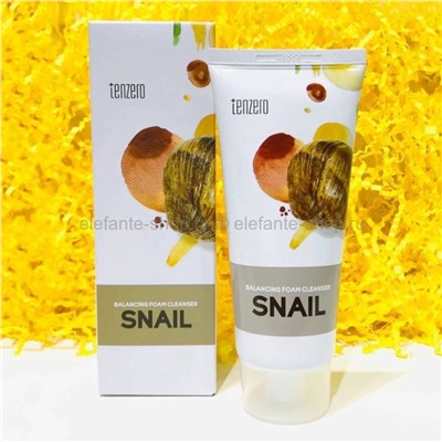 Пенка для умывания TENZERO Balancing Foam Cleanser SNAIL 100ml (13)