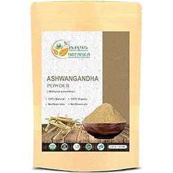 Herbs Botanica Organic Ashwagandha Root Powder Withania Somnifera Powder Ashwaganda Root Powder Ayurvedic Herbal Supplement Support and Strength 5.3 oz